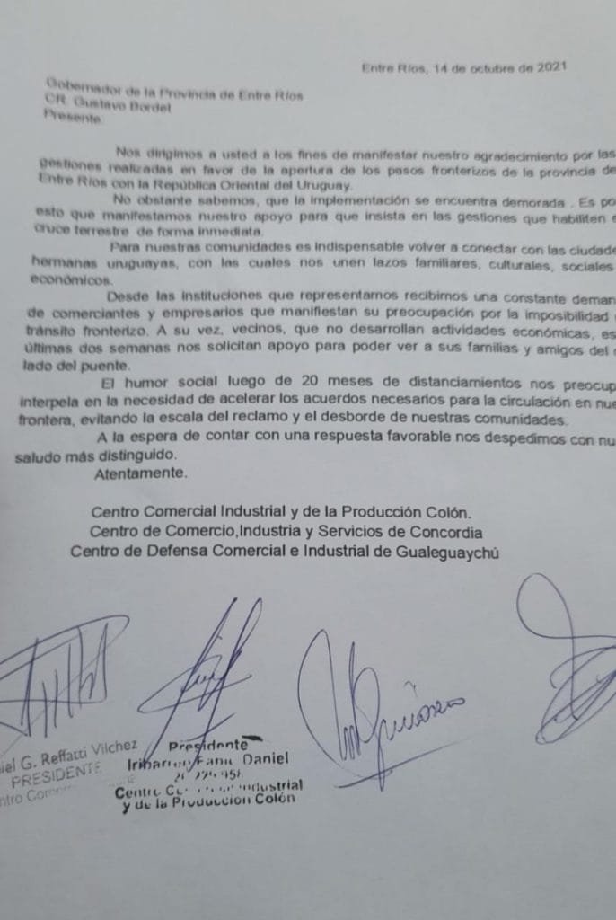 Reunion con el gobernador