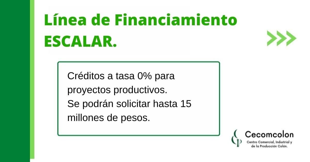 Lee más sobre el artículo Línea de financiamiento Escalar.