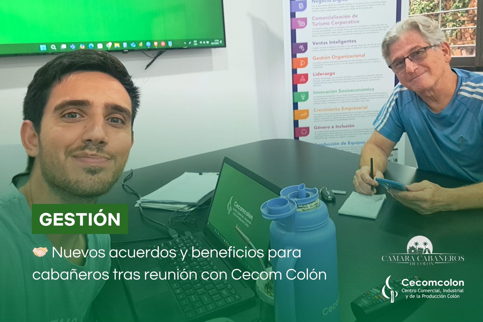 En este momento estás viendo 🫱🏻🫲🏼 Nuevos acuerdos y beneficios para cabañeros tras reunión con Cecom Colón